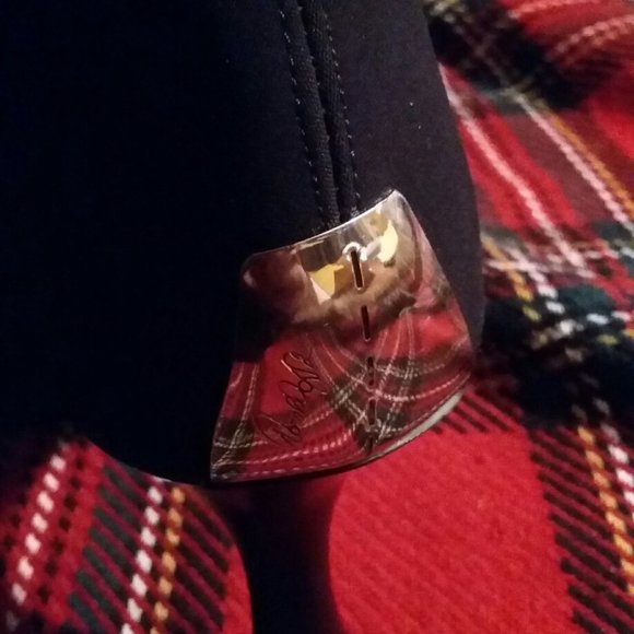 Donald J Pilner Black Fabric Boot - Size 8 - Picture 7 of 10